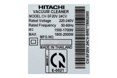 Máy hút bụi Hitachi CV-SF20V 24CV (BRE) 2000W
