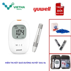 Máy đo đường huyết Yuwell Accusure 710 Tặng 50 Que và 50 kim