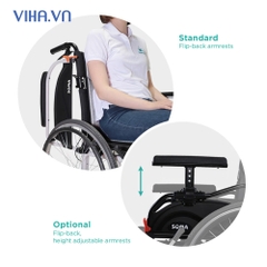 Xe lăn cao cấp Karma Agile tiện lợi dễ sử dụng