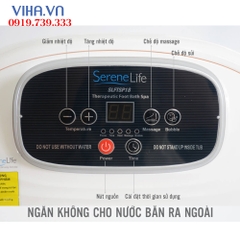Bồn ngâm chân con lăn kép tự động SereneLife SP18
