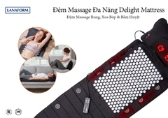 Dệm Massage Toàn Thân Lanaform Delight Có Gối Xoa Bóp Hồng Ngoại