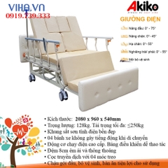 Giường bệnh nhân Akiko A89-05 5 tay quay-giường chạy điện