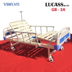 Giường y tế Lucass Gb-3A 3 tay tay quay