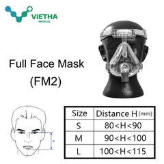 Mặt nạ máy thở BMC FM2 Mặt nạ mũi miệng