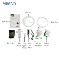 Máy Tạo Oxy Owgels OZ-3-01TWX0 Có Đo SPO2 và Xông Mũi Họng