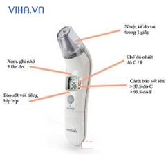 Nhiệt kế hồng ngoại đo tai Omron TH839S