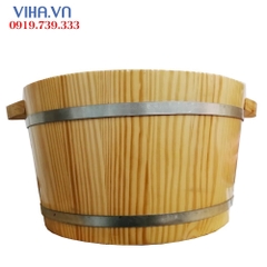 Chậu Ngâm Chân Bằng Gỗ Thông Nhật - Bồn Gỗ Ngâm Chân