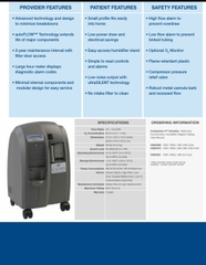 Máy tạo oxy 5 lít / phút  Airsep VesionAire