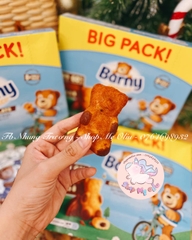 Bánh bông lan gấu Barny UK hộp 8 bánh - Vị Socola