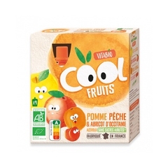 Trái cây nghiền hữu cơ Vitabio Cool dạng túi cho bé từ 6 tháng
