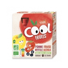 Trái cây nghiền hữu cơ Vitabio Cool dạng túi cho bé từ 6 tháng