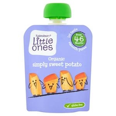Trái cây hoa quả nghiền hữu cơ Little Ones cho bé từ 4 tháng của Anh