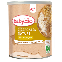 Bột lắc sữa và ăn dặm 2in1 Babybio hữu cơ