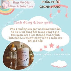 Sữa hữu cơ Popote Bebe 800gram số 1 2 3