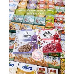 Ngũ cốc hữu cơ cho bé, ăn nhẹ, ăn sáng Piccolo Multigrain hoops 300g