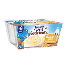 Váng sữa Nestle nội địa Pháp (4 hộp x 100g)