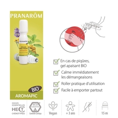 Cây lăn tinh dầu hữu cơ Pranarôm làm dịu vết muỗi cắn cho bé từ 3 tuổi 15ml