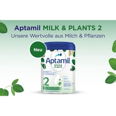 Sữa Aptamil kết hợp sữa và protein thực vật MẪU MỚI số 1, 2, 3 800g