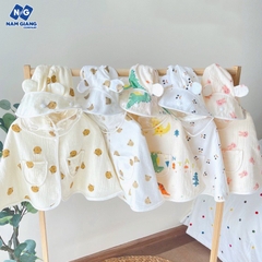 Áo choàng xô muslin tắm, đi chơi chống giọt bắn