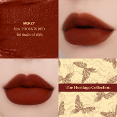 Son Kem Merzy The Heritage Velvet Tint V20. Phoenix Red - Đỏ Thuần