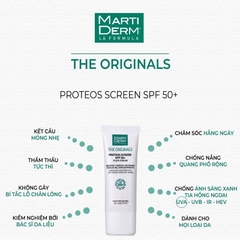 Chống Nắng MartiDerm Proteos Screen SpF50 + Fluid Cream 40ml