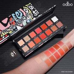 Bảng Mắt ODBO THE GRAPHICITY 14 COLOR EYESHADOW PALETTE #01