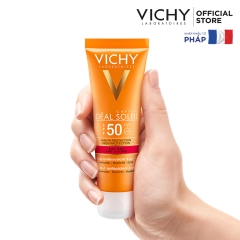 Chống Nắng Vichy Capital  Soleil Anti Ageing 3In1 SPF 50, UVA+UVB 50ml