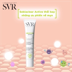 Kem Dưỡng SVR  Sebiaclear Active Làm Giảm Mụn & Giúp Loại Bỏ Dầu Cho Da 40ml