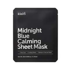 Mặt Nạ Klairs Midnight Blue Calming Sheet Mask 25ml