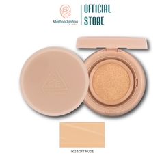 Phấn Nước 3CE Soft Matte Fit Cushion #002 Soft Nude