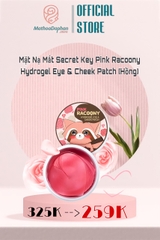Mặt Nạ Mắt Secret Key Pink Racoony Hydrogel Eye & Cheek Patch (Hồng)