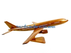 Mô Hình Máy Bay Gỗ AIRBUS A300 Trang Trí | Gỗ Căm Xe tự nhiên | Size Lớn