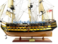 Mô Hình Thuyền Chiến Hạm Hoàng Gia HMS Agamemnon (Tàu Cổ Chiến Hạm Anh Quốc) | Hàng Xuất Khẩu - Gỗ Căm Xe | Thân 75cm