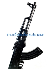 Mô Hình Súng Trường Gỗ AK47 | Tỷ Lệ Như Thật | Dài 87cm (Sơn Đen)