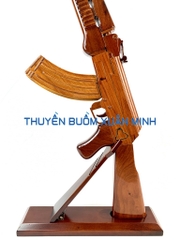 Mô Hình Súng Trường Gỗ AK47 | Tỷ Lệ Như Thật | Dài 87cm