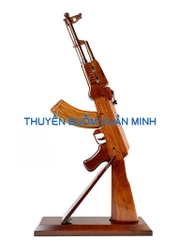 Mô Hình Súng Trường Gỗ AK47 | Tỷ Lệ Như Thật | Dài 87cm