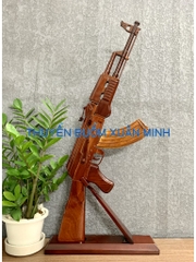 Mô Hình Súng Trường Gỗ AK47 | Tỷ Lệ Như Thật | Dài 87cm