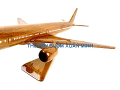 Mô Hình Máy Bay Gỗ BOEING B777 Trang Trí | Gỗ Căm Xe tự nhiên | Size Nhỏ