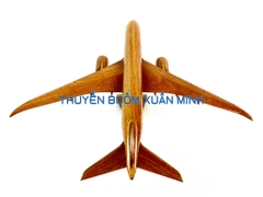 Mô Hình Máy Bay Gỗ BOEING B787 Trang Trí | Gỗ Căm Xe tự nhiên | Size Lớn