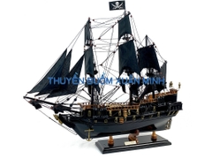 Mô Hình Thuyền Cướp Biển Ngọc Trai Đen Huyền Bí (Black Pearl) | Gỗ Muồng Đen | Thân 55cm