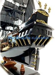 Mô Hình Thuyền Cướp Biển Ngọc Trai Đen Huyền Bí (Black Pearl) | Gỗ Muồng Đen | Thân 100cm