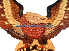 Chim Đại Bàng HARLEY - Mô Hình Tranh Gỗ Ghép Treo Tường (1 cặp)