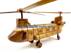 Mô Hình Máy Bay Trực Thăng CH-47 CHINOOK | Gỗ Căm Xe