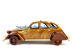 Mô Hình Xe Ô Tô Gỗ CITROEN 2CV Trang Trí | Gỗ Căm Xe