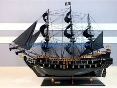 Mô Hình Thuyền Cướp Biển Ngọc Trai Đen Huyền Bí (Black Pearl) | Gỗ Muồng Đen | Thân 100cm