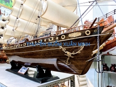 Mô Hình Thuyền Buồm Gỗ Phong Thuỷ Cutty Sark (Tàu Buôn Cổ Anh Quốc) | Hàng VIP Xuất Khẩu - Gỗ Muồng Đen | Thân 150cm