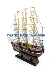 Mô Hình Thuyền Buồm Gỗ Phong Thuỷ | Size Trung 26cm