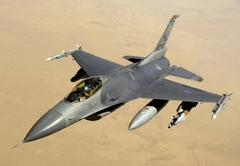 Mô Hình Máy Bay Tiêm Kích F-16 Fighting Falcon Trang Trí | Gỗ Tràm tự nhiên | Size Lớn