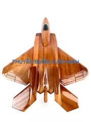 Mô Hình Máy Bay Tiêm Kích Lockheed F-22 Raptor Trang Trí | Gỗ Tràm tự nhiên | Size Lớn