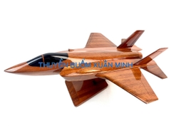 Mô Hình Máy Bay Tiêm Kích F-35 Lightning II Trang Trí | Gỗ Tràm tự nhiên | Size Lớn